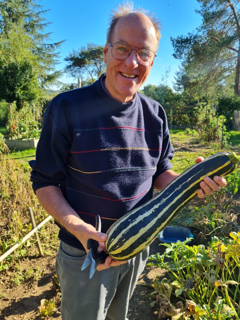 Gérard mit Zucchini